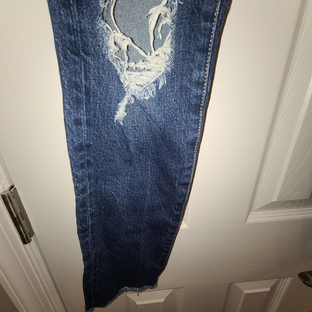 We The Free Free People distressed jeans Sz 27 - Picture 3 of 7